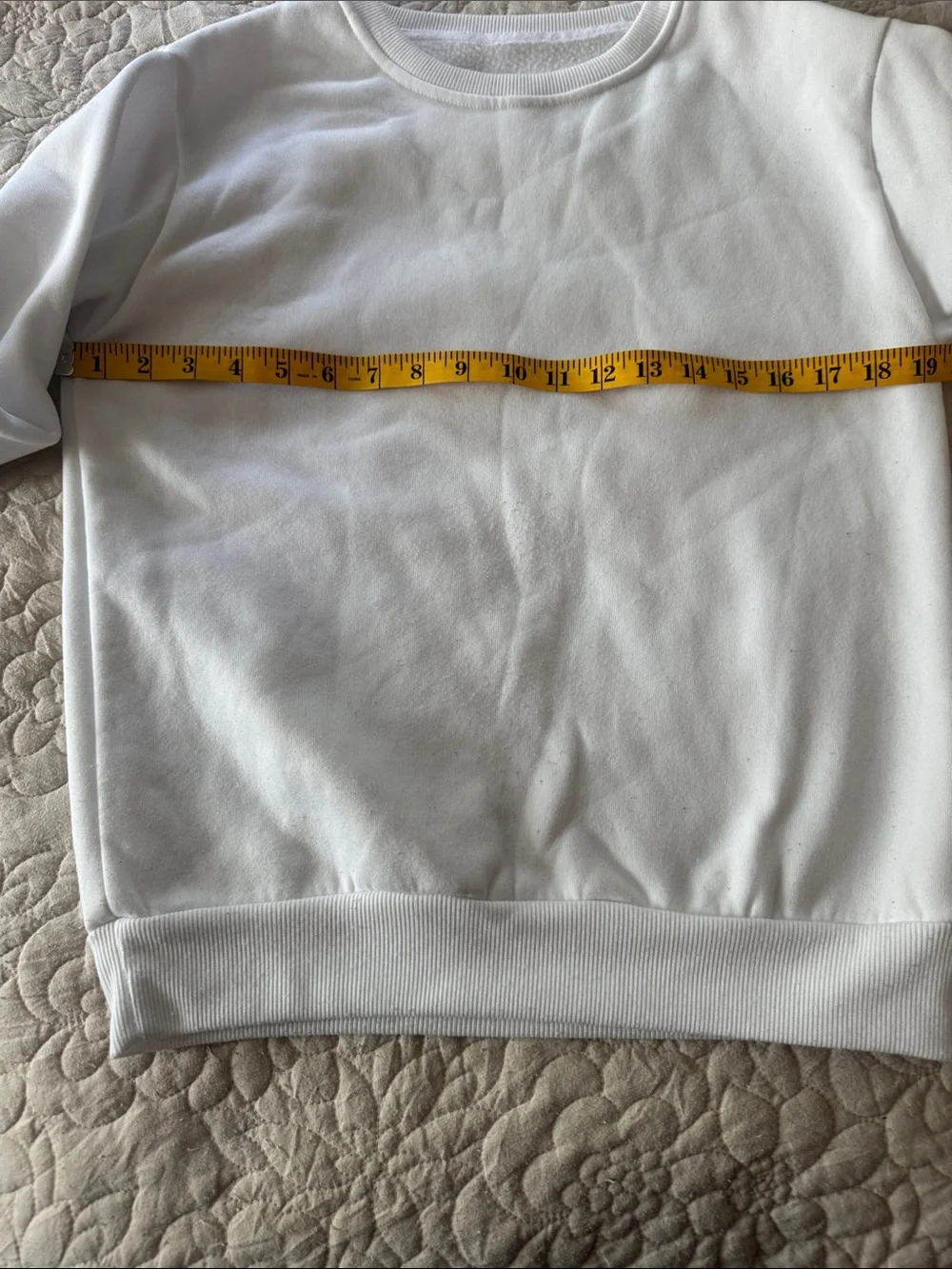 SHEIN White Crewneck Sweatshirt with Light Blue Joggers